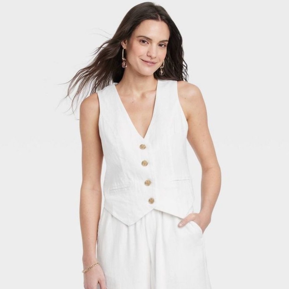 Women’s Linen Vest-A New Day